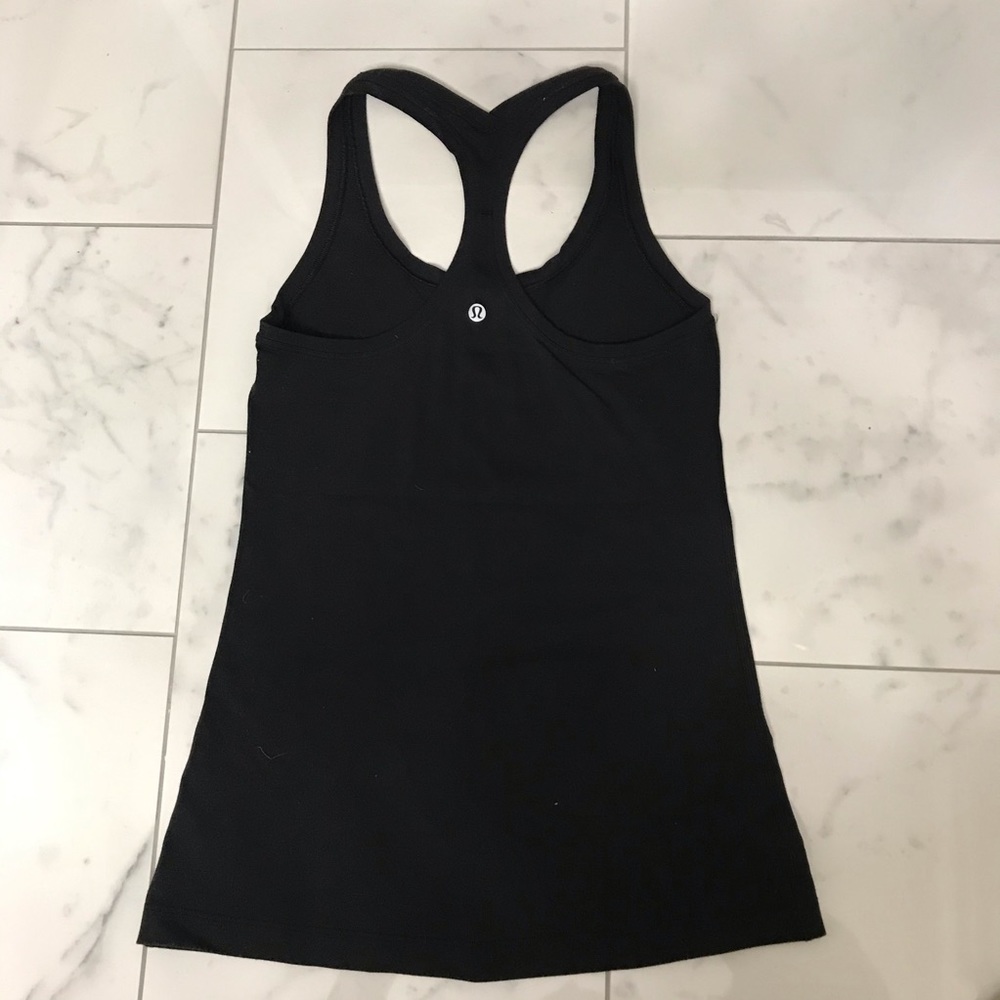 Black Lululemon tank top